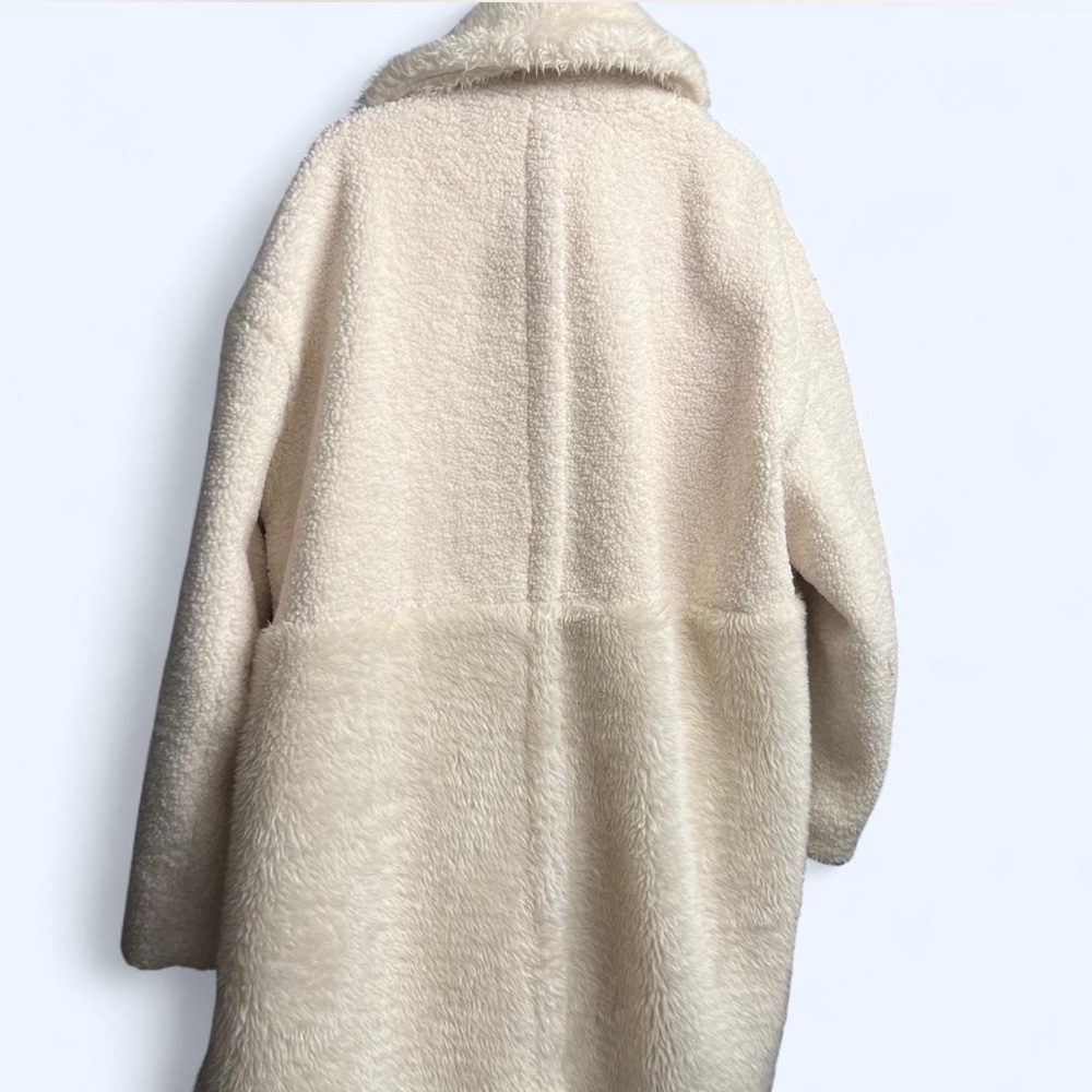 Ted Baker Soft Cream Teddy Coat - Picture 6 of 8